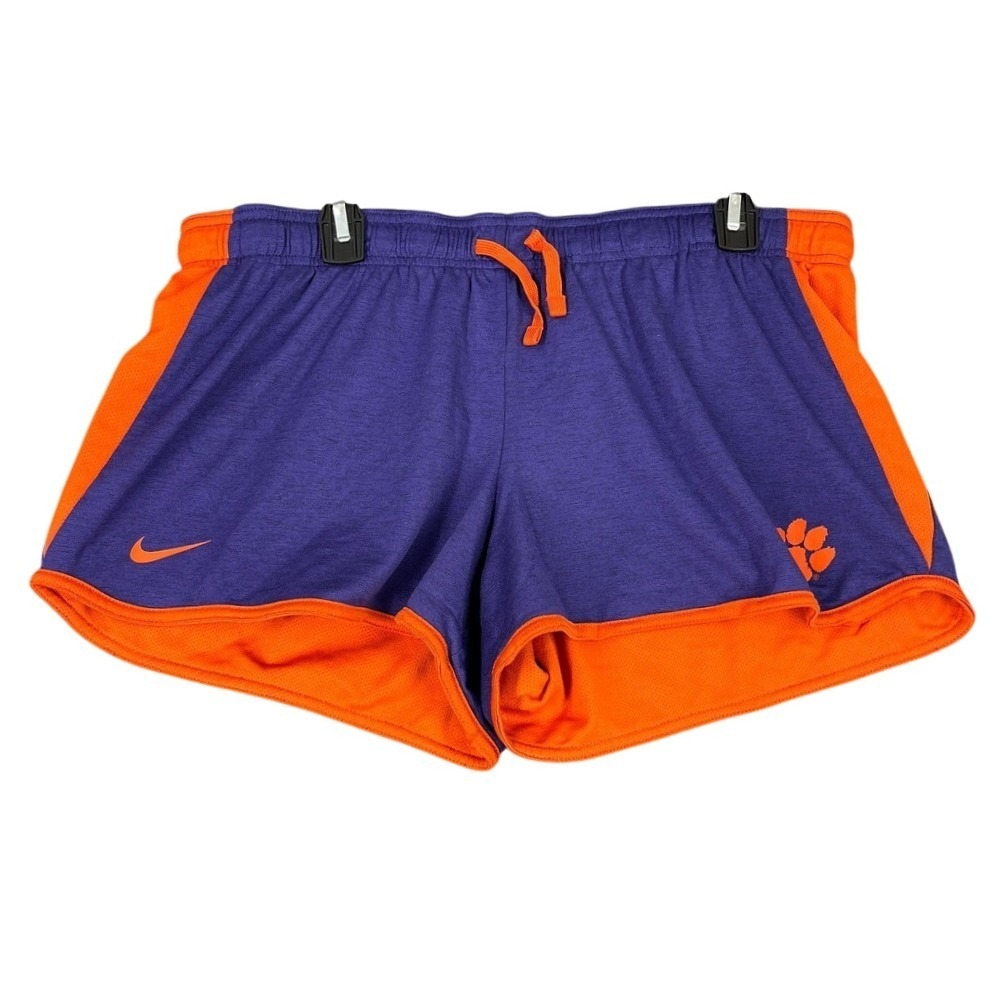 Nike Shorts Womens L Clemson University Tigers Reversible Sporty‎ Team Alumni
